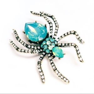 JacquelineKent BROOCH CRYSTAL SPIDER
